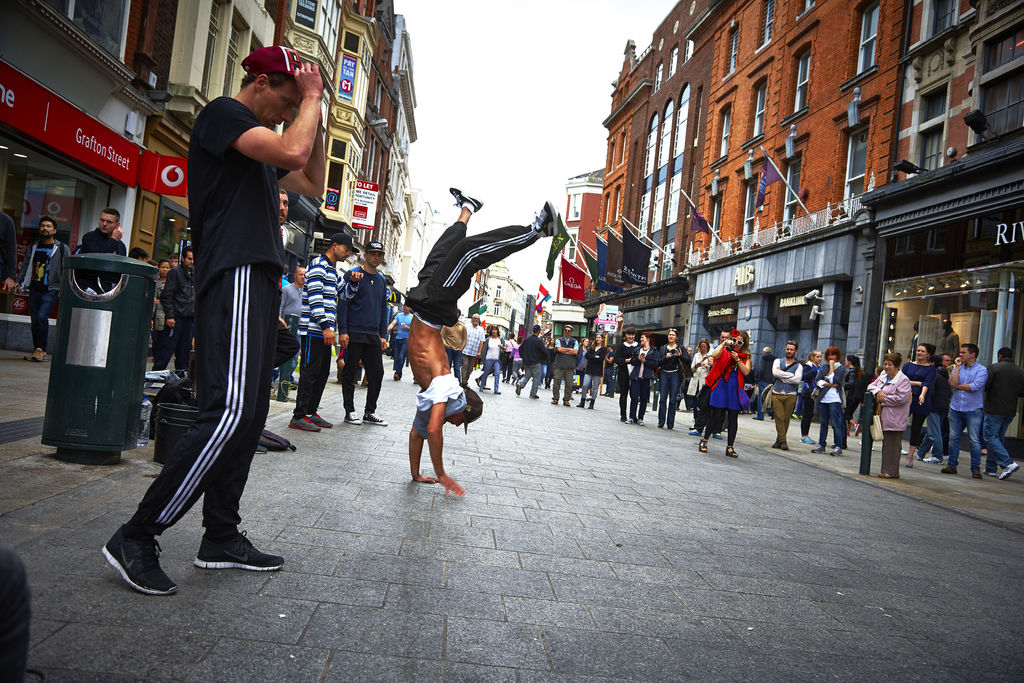 Grafton Street, Breakdancer, Echt Irland