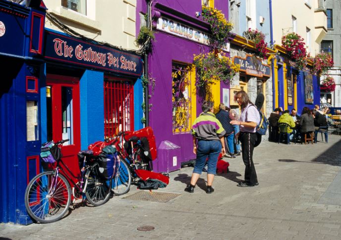 Quay Street, Galway, Echt Irland